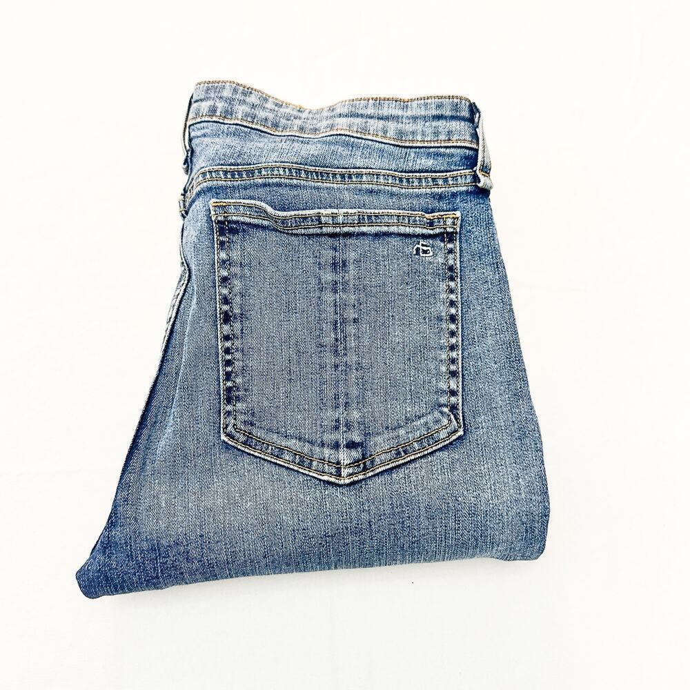 Rag & Bone Cate Mid-Rise Ankle Skinny Denim Jeans Devi Wash Size 30